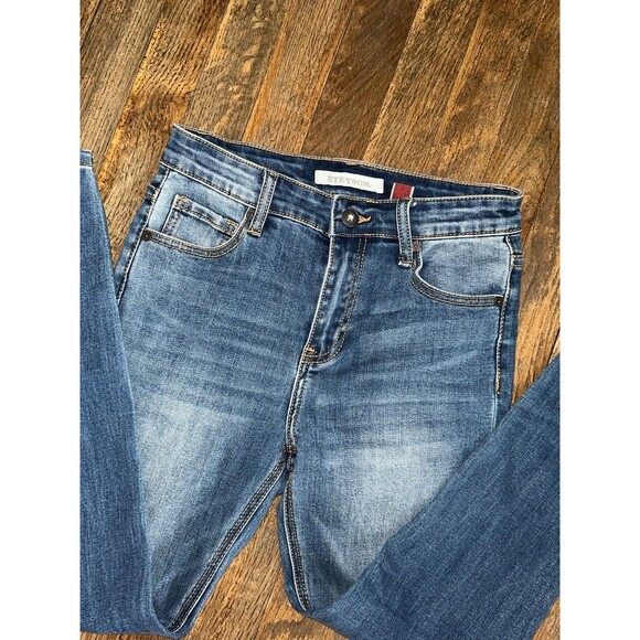 Stetson Jeans Women 2 Blue Denim Cotton Blend High Rise Skinny - Picture 1 of 7
